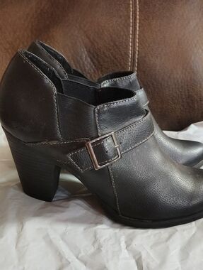 Black Slip In Dress Shoes 9.5